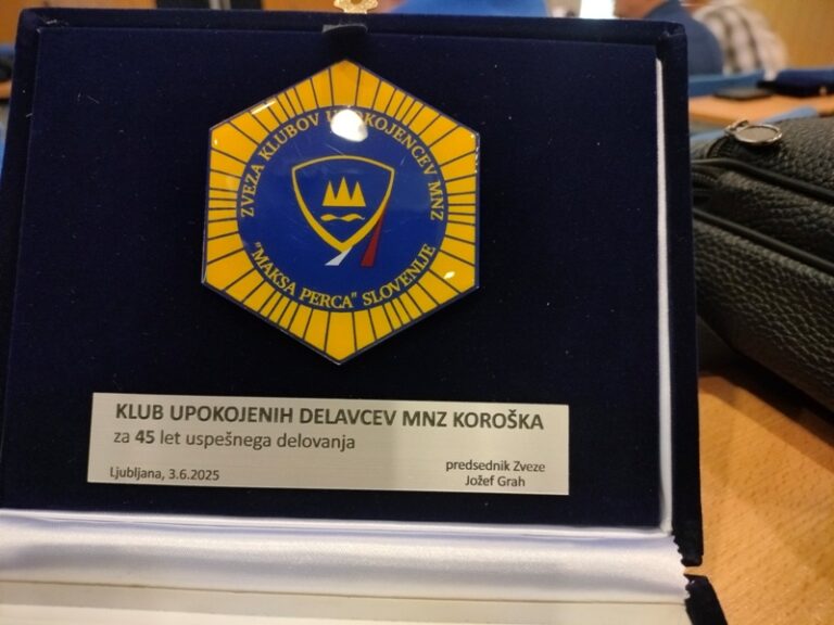 SREBRNA PLAKETA – VISOKO PRIZNANJE NAŠEMU KLUBU